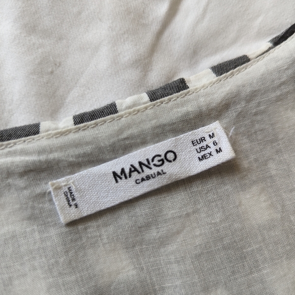 Mango gingham midi dress size M - Picture 4 of 4